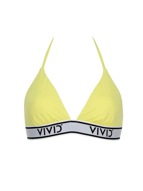 VIVID VIVID Bikini zgornji del 'Mix&Match'  limona / črna / bela