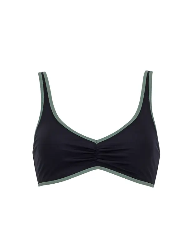 VIVID VIVID Bikini zgornji del 'Mix&Match'  marine / svetlo zelena