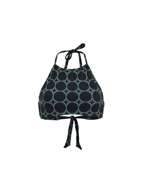 VIVID VIVID Bikini zgornji del 'Mix&Match'  temno modra / temno zelena