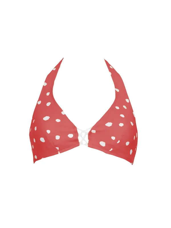 VIVID VIVID Bikini zgornji del  rdeča / off-bela
