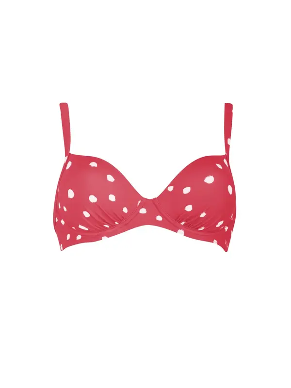 VIVID VIVID Bikini zgornji del  rdeča / off-bela
