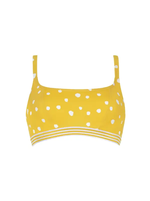VIVID VIVID Bikini zgornji del  rumena / naravno bela