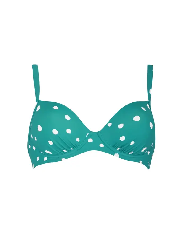 VIVID VIVID Bikini zgornji del  turkizna / naravno bela