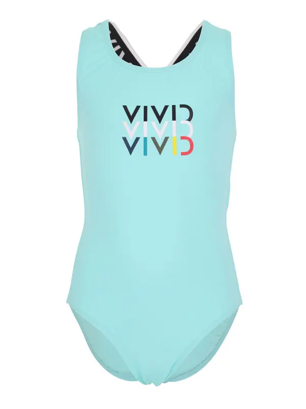 VIVID VIVID Enodelne kopalke  svetlo modra / rdeča / črna / bela