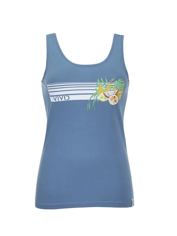 VIVID VIVID Top  dimno modra / limona / bela
