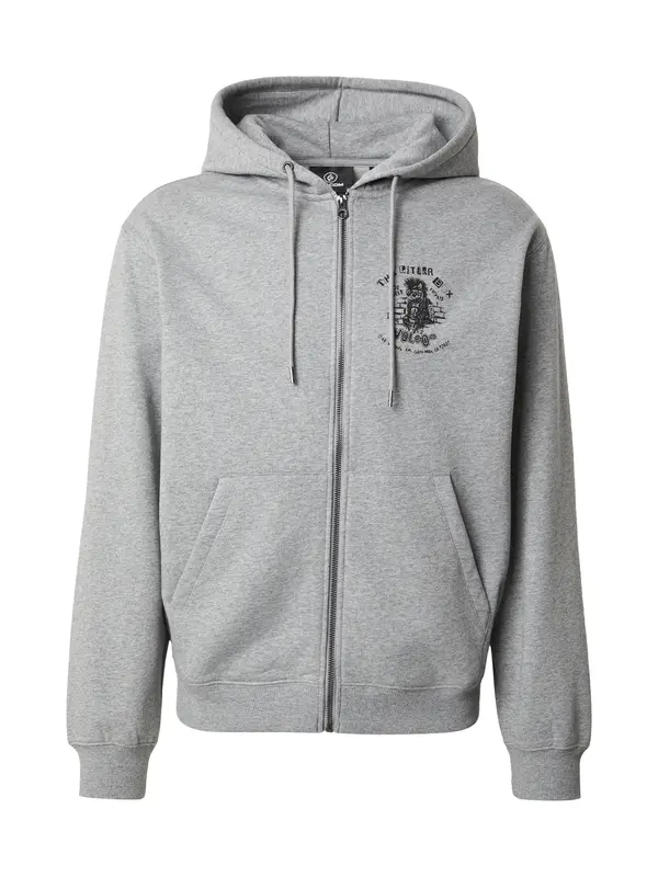Volcom Volcom Jopa na zadrgo 'CATASTROPHY'  pegasto siva / črna