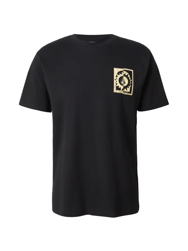 Volcom Volcom Majica 'BURNER'  svetlo rumena / črna