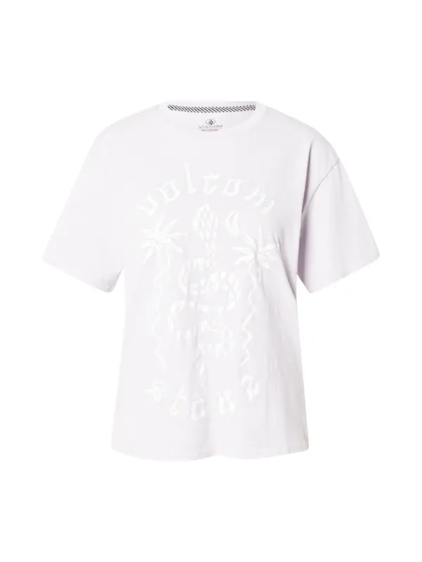 Volcom Volcom Majica 'BURNOUT'  pastelno lila / bela