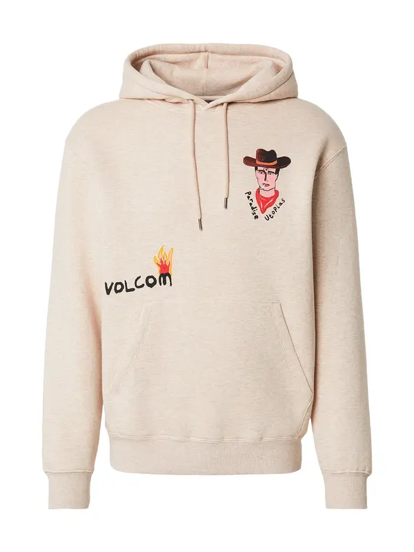 Volcom Volcom Majica 'MICKEY MASON'  progasto bež / oranžna / rdeča / črna