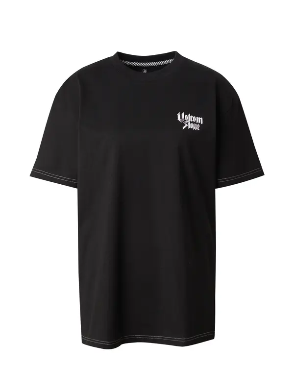 Volcom Volcom Majica 'STONEHER'  črna / bela