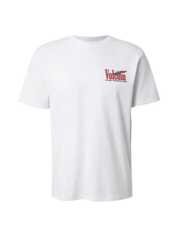 Volcom Volcom Majica 'STONEY MOUNTAIN'  svetlo modra / temno siva / rdeča / bela
