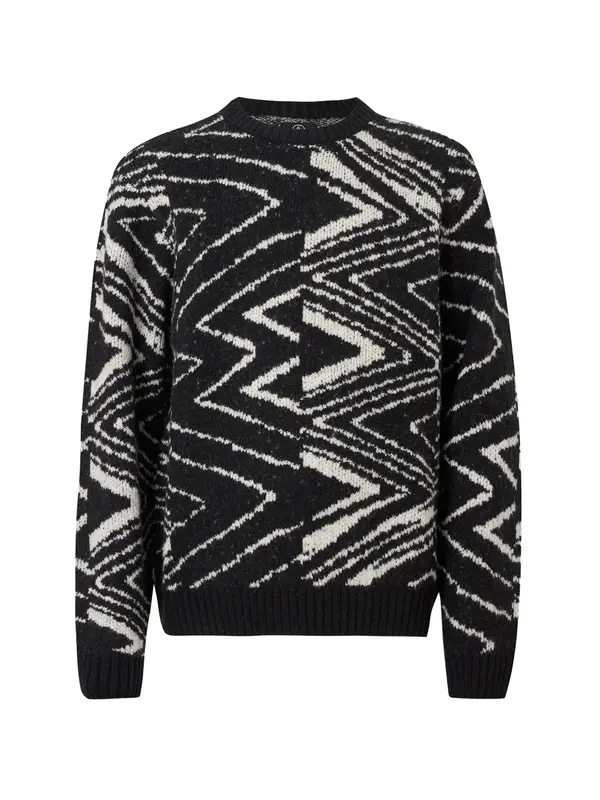 Volcom Volcom Pulover 'ZAGNER'  črna / off-bela