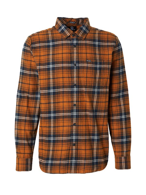 Volcom Volcom Srajca 'CADEN PLAID'  mornarska / konjak / črna