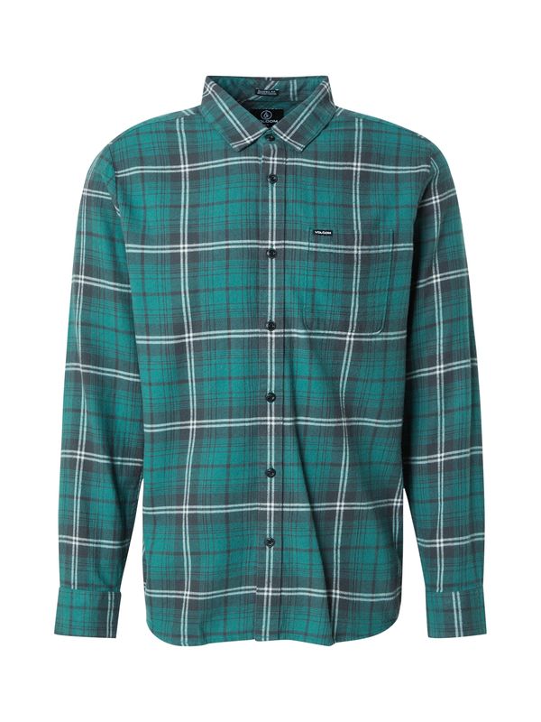 Volcom Volcom Srajca 'CADEN PLAID'  temno siva / smaragd / off-bela