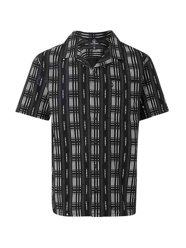 Volcom Volcom Srajca 'MACROS'  črna / bela
