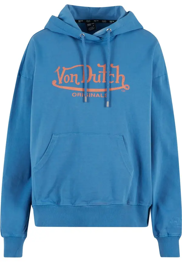 Von Dutch Originals Von Dutch Originals Majica 'Marley'  modra / temno oranžna