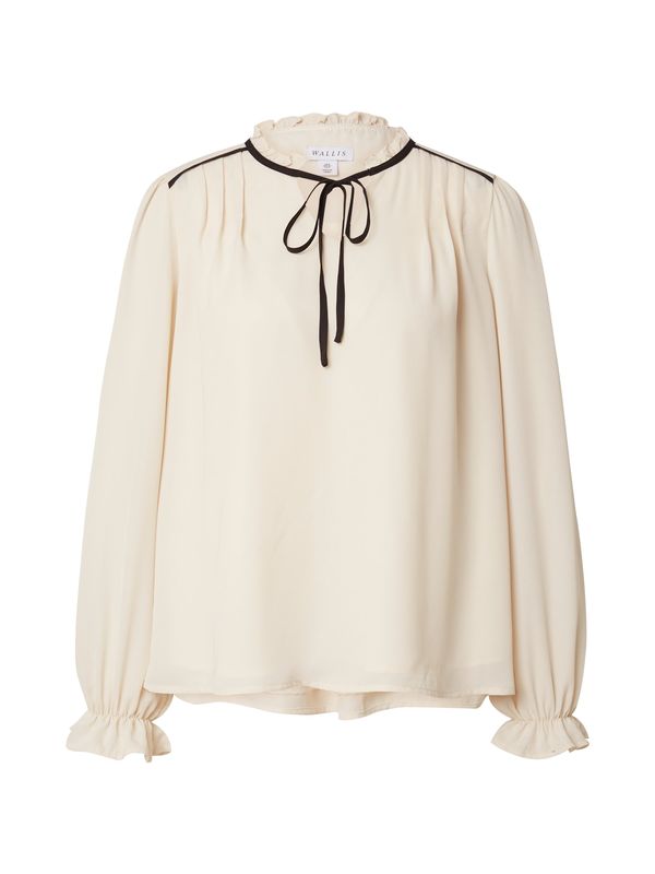 Wallis Wallis Bluza  slonovina / črna