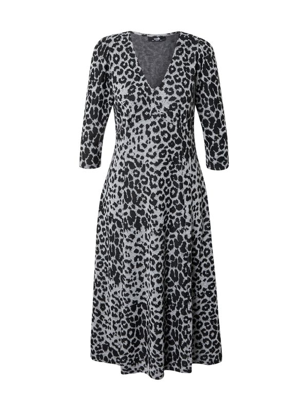 Wallis Curve Wallis Curve Pletena obleka  siva / črna