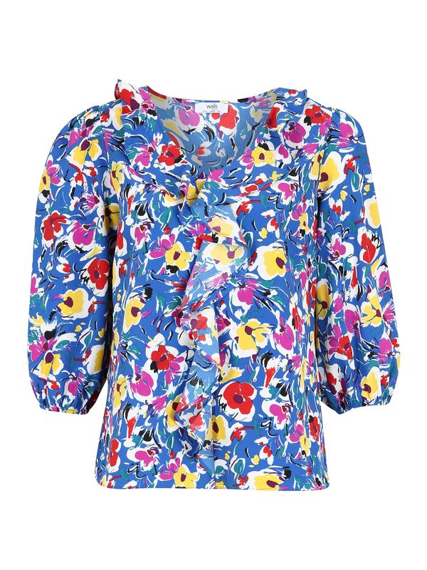 Wallis Wallis Petite Bluza  kraljevo modra / rumena / temno liila / rdeča / bela