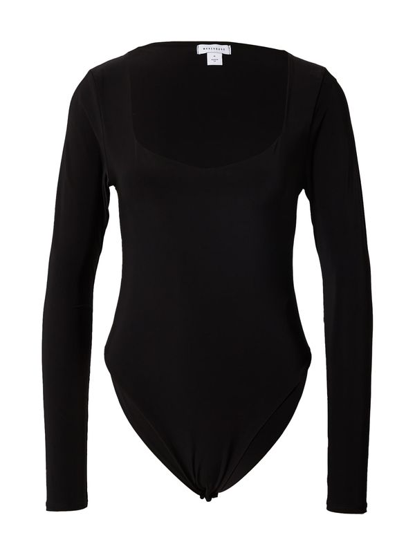 Warehouse Warehouse Bodi majica  črna