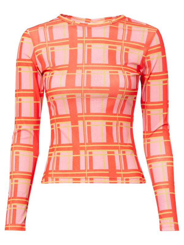 Warehouse Warehouse Majica  trst / oranžna / roza