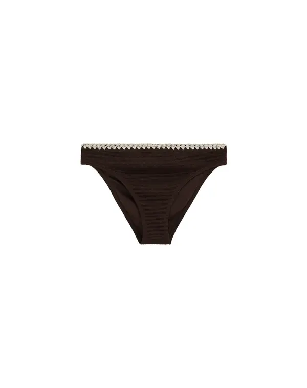 WE Fashion WE Fashion Bikini hlačke  kremna / temno rjava