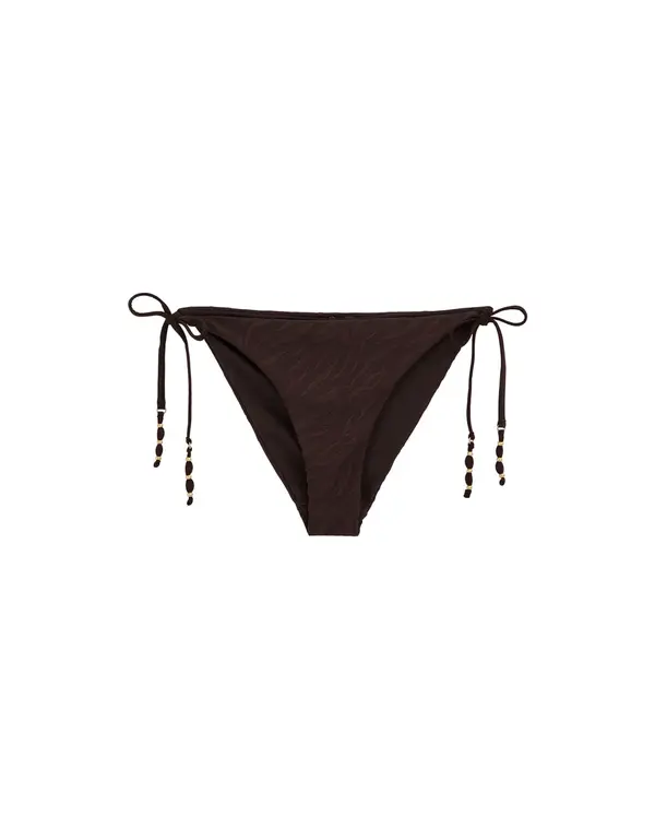 WE Fashion WE Fashion Bikini hlačke  temno rjava