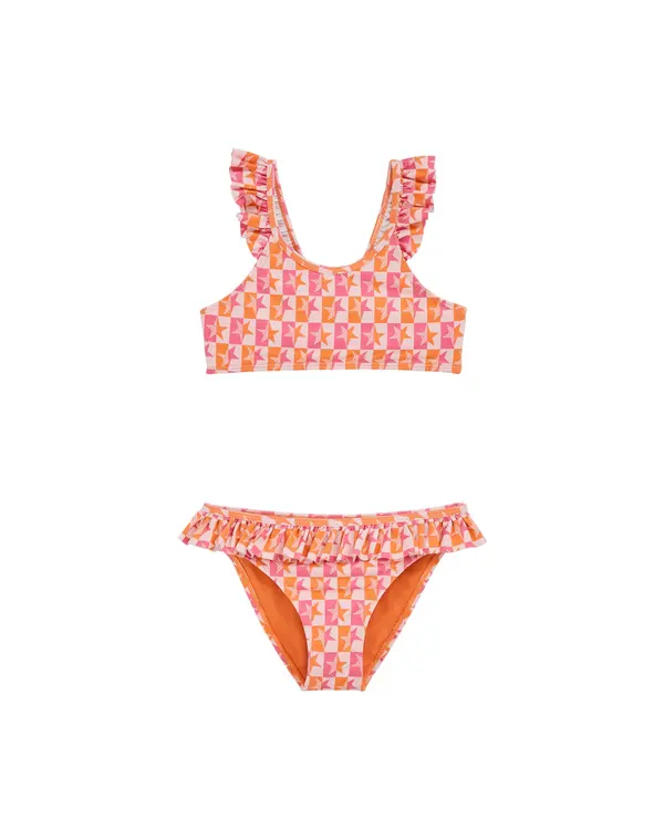 WE Fashion WE Fashion Bikini  oranžna / roza