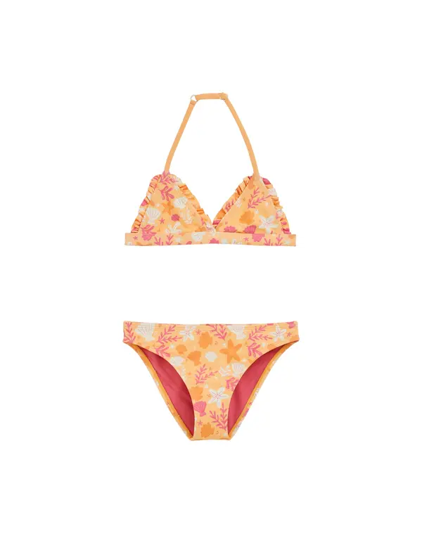 WE Fashion WE Fashion Bikini  oranžna / roza / bela