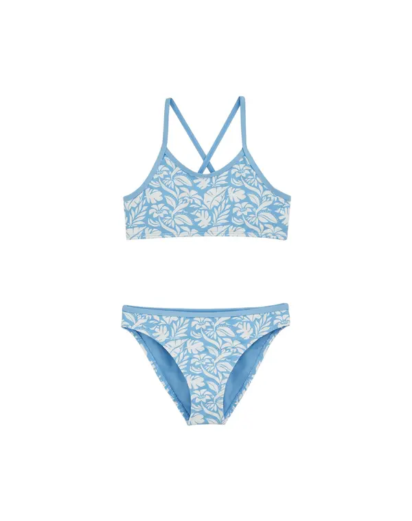 WE Fashion WE Fashion Bikini  svetlo modra / bela