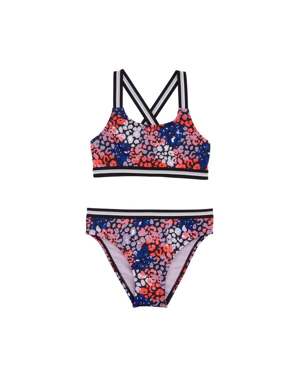 WE Fashion WE Fashion Bikini  temno modra / majnica / rdeča / črna