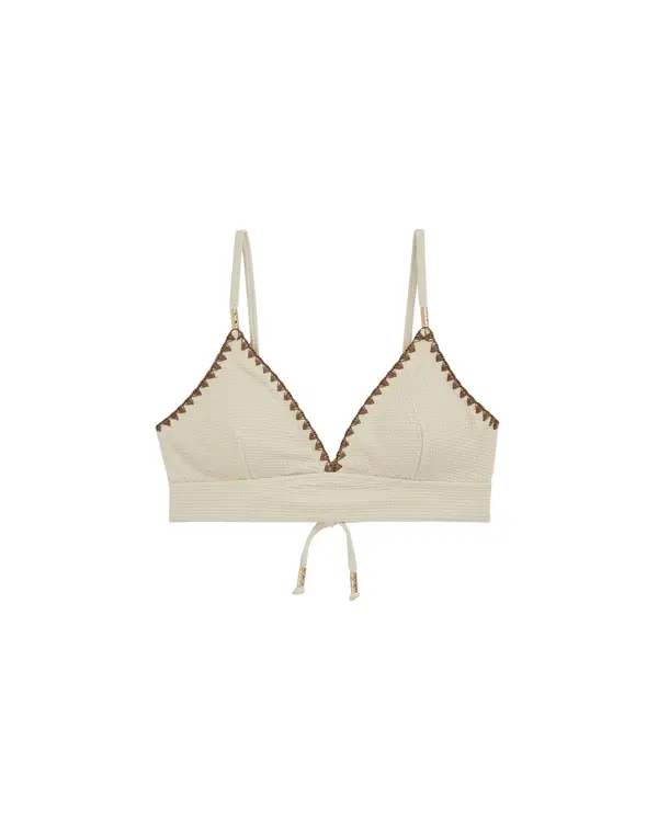WE Fashion WE Fashion Bikini zgornji del  bež / rjava
