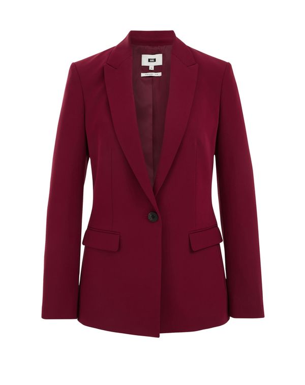 WE Fashion WE Fashion Blazer 'Marly'  temno rdeča