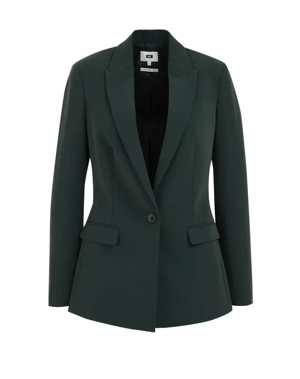 WE Fashion WE Fashion Blazer 'MARLY'  temno zelena