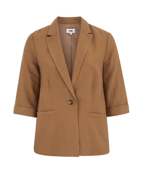 WE Fashion WE Fashion Blazer  svetlo rjava