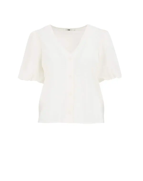 WE Fashion WE Fashion Bluza  bela