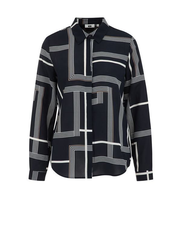 WE Fashion WE Fashion Bluza  bež / črna / bela