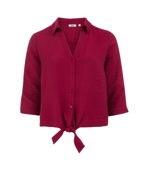 WE Fashion WE Fashion Bluza  burgund / vinsko rdeča