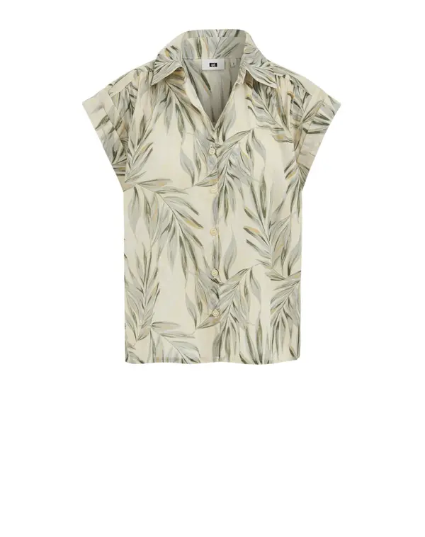 WE Fashion WE Fashion Bluza  kari / svetlo rumena / temno zelena