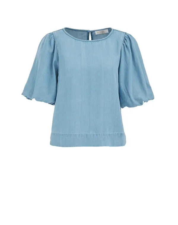 WE Fashion WE Fashion Bluza  nebeško modra