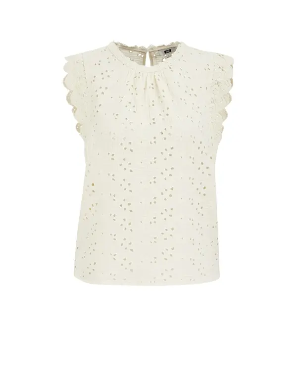 WE Fashion WE Fashion Bluza  off-bela