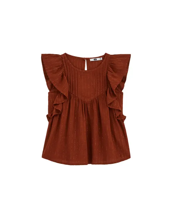 WE Fashion WE Fashion Bluza  rjasto rjava / rumena