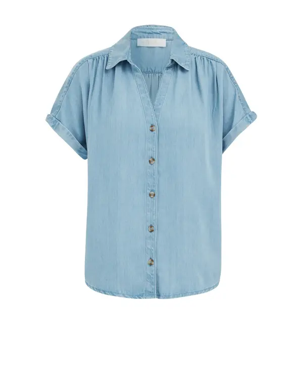 WE Fashion WE Fashion Bluza  svetlo modra