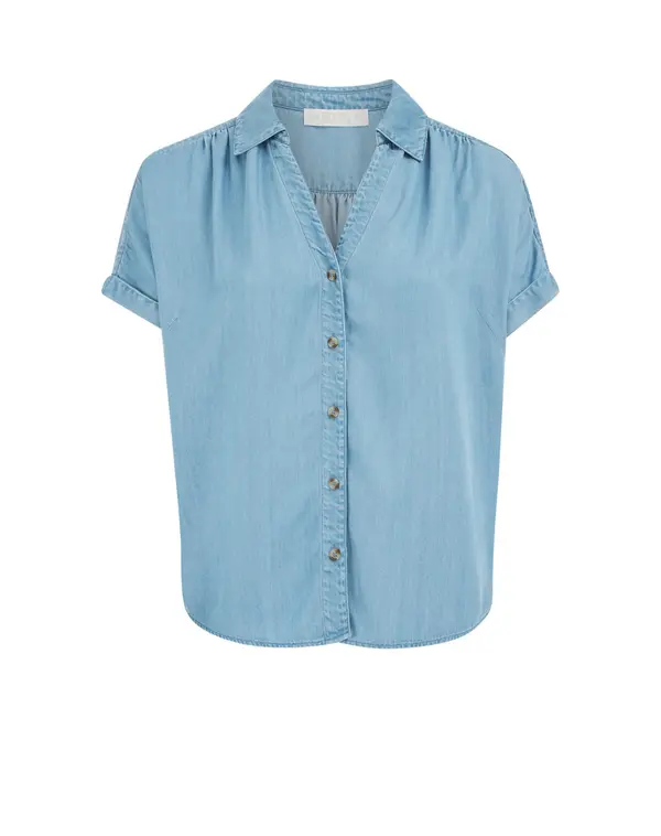 WE Fashion WE Fashion Bluza  svetlo modra