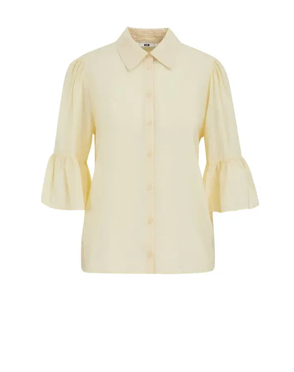 WE Fashion WE Fashion Bluza  svetlo rumena