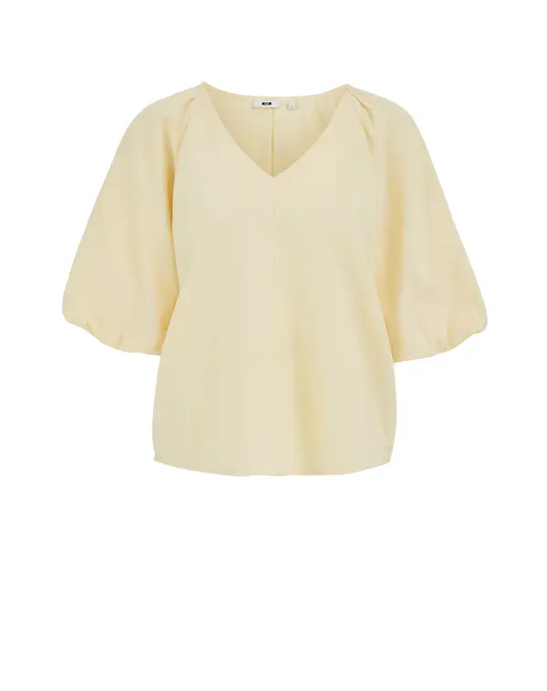WE Fashion WE Fashion Bluza  svetlo rumena