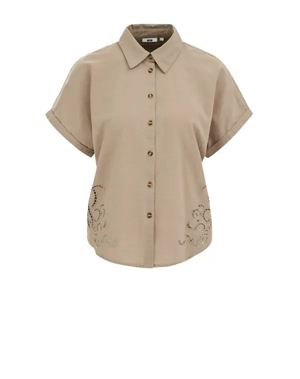 WE Fashion WE Fashion Bluza  temno bež