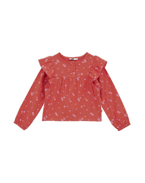 WE Fashion WE Fashion Bluza  temno modra / korala / svetlo roza