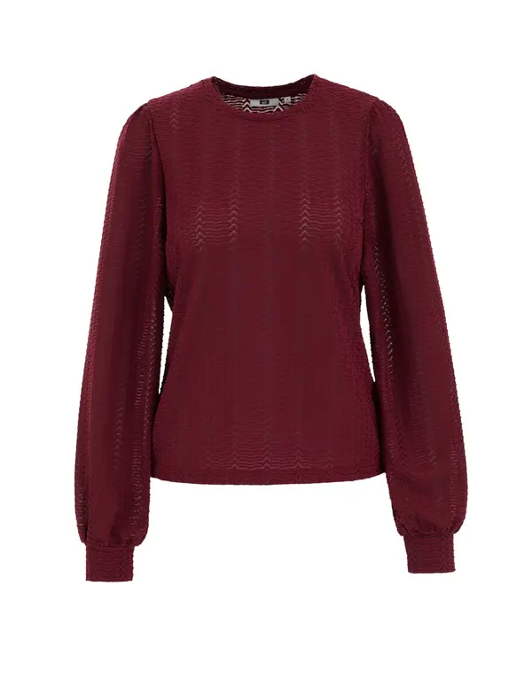 WE Fashion WE Fashion Bluza  temno rdeča