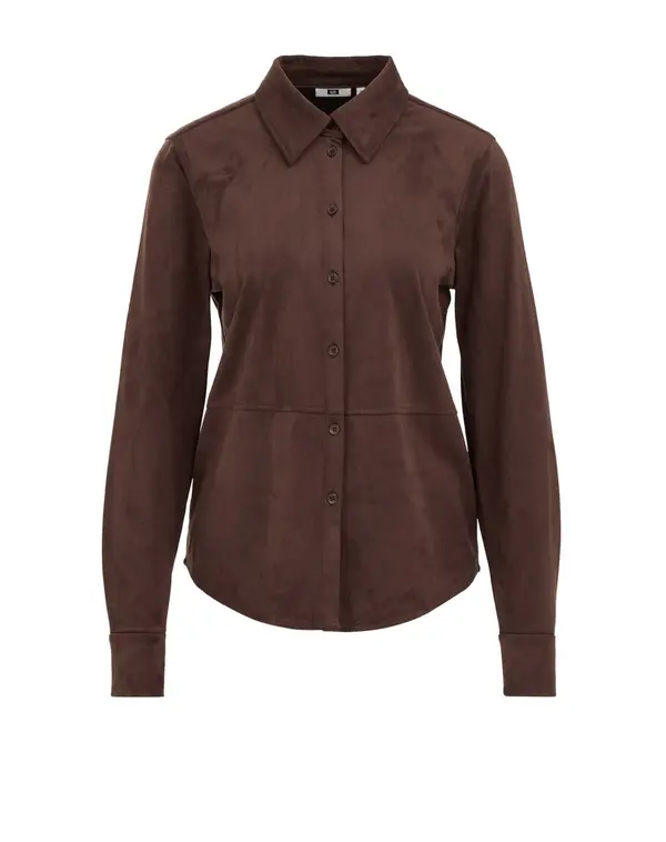 WE Fashion WE Fashion Bluza  temno rjava